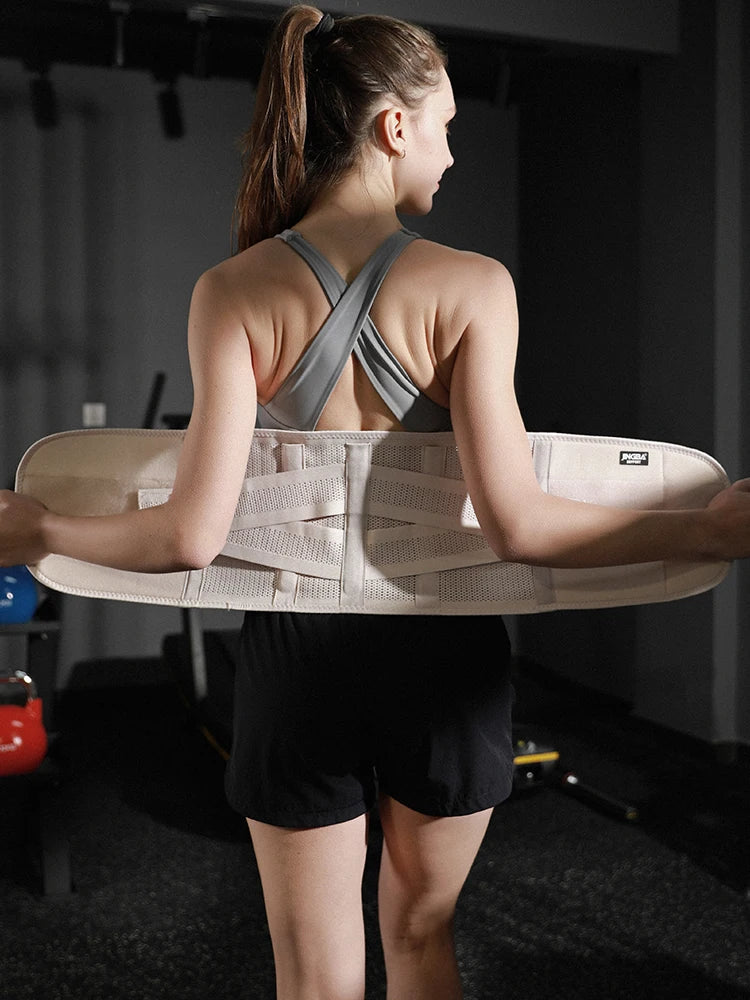 Cinto universal, suporte lombar para dor nas costas, treinador de cintura ajustável