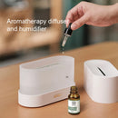Difusores de Aromaterapia 2 em 1 Umidificador Difusor de Óleo Essencial com Luz Noturna de Chama