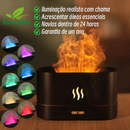 Difusores de Aromaterapia 2 em 1 Umidificador Difusor de Óleo Essencial com Luz Noturna de Chama