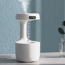 Anti Gravidade Humidificador, Purificador de ar ultrassônico com luz, Spray de água suspenso, Perfume Aromaterapia, 800ml, Novo, 2024