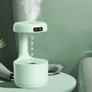 Anti Gravidade Humidificador, Purificador de ar ultrassônico com luz, Spray de água suspenso, Perfume Aromaterapia, 800ml, Novo, 2024